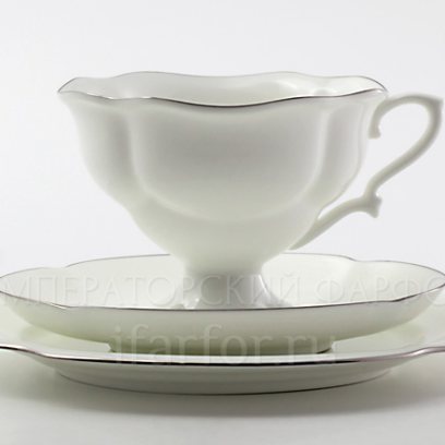 Комплект чайный «Платиновая лента» 1/3
