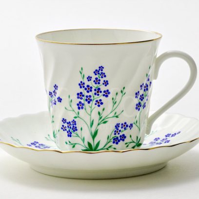 Чашка с блюдцем «У ручья» 1/2