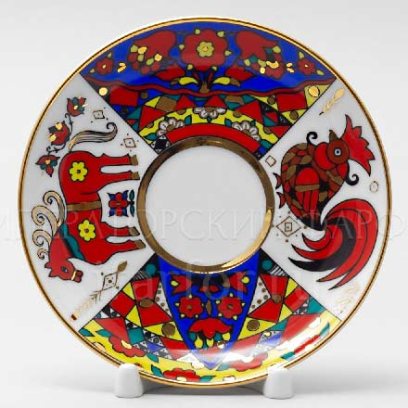 Блюдце чайное «Народные узоры»