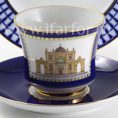 Чашка с блюдцем чайная «Классика Петербурга 5» 1/2