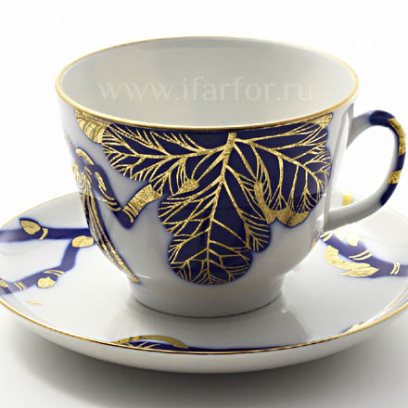 Чашка с блюдцем «Смоковница» 1/2