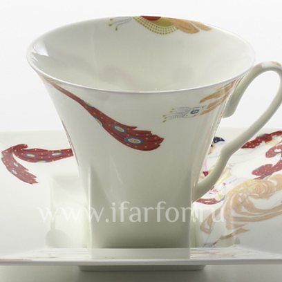 Чашка с блюдцем чайный «Восточный танец» 1/2