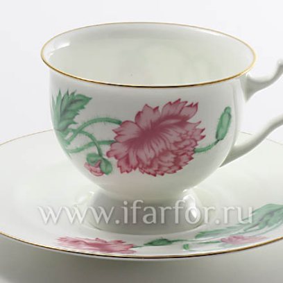 Чашка с блюдцем чайный «Олимпия» 1/2