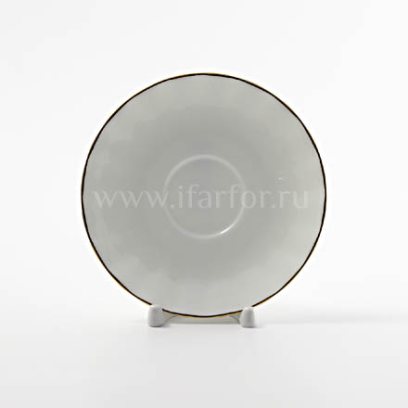 Блюдце чайное «Золотая лента»