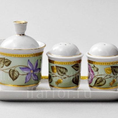 Набор для специй «Нефритовый фон» 1/4