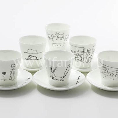 Набор чашек с блюдцами в подарочной коробке «Маленький принц» 6/12