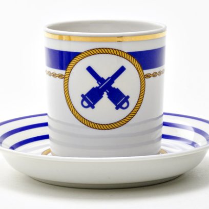 Чашка с блюдцем чайная «Кают-компания 6» 1/2