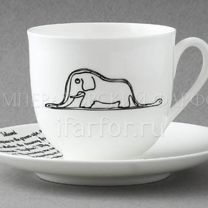 Чашка с блюдцем «Elephant.The Little Prince» 1/2
