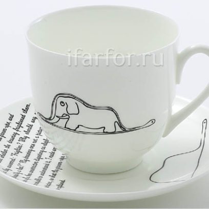 Чашка с блюдцем в подарочной коробке «Elephant.The Little Prince» 1/2