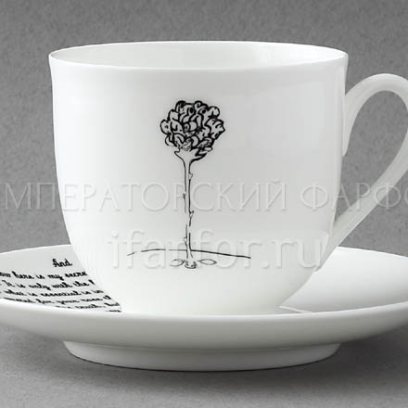 Чашка с блюдцем «Rose.The Little Prince» 1/2
