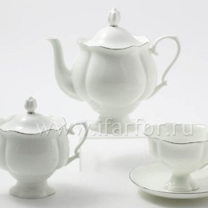 Сервиз чайный «Платиновая лента» 6/14
