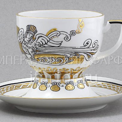 Чашка с блюдцем чайная «Русский модерн» 1/2