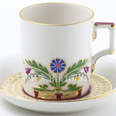 Чашка с блюдцем чайная «Замоскворечье» 1/2