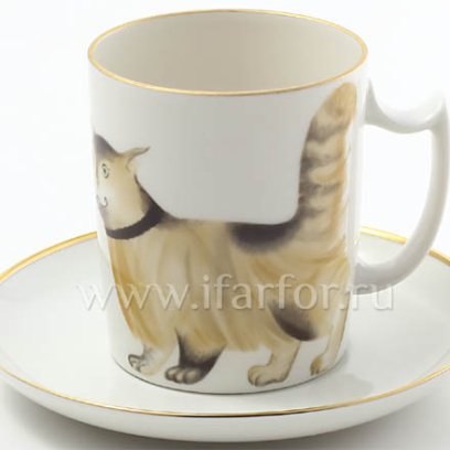 Бокал с блюдцем «Мы» 1/3