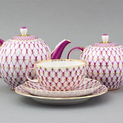 Сервиз чайный «Сетка-Блюз» 6/20