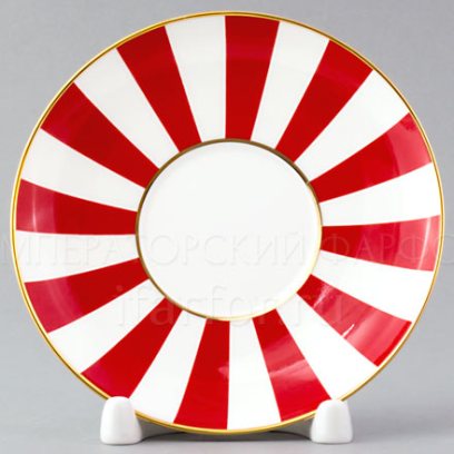 Блюдце кофейное «Да и нет (красный)»