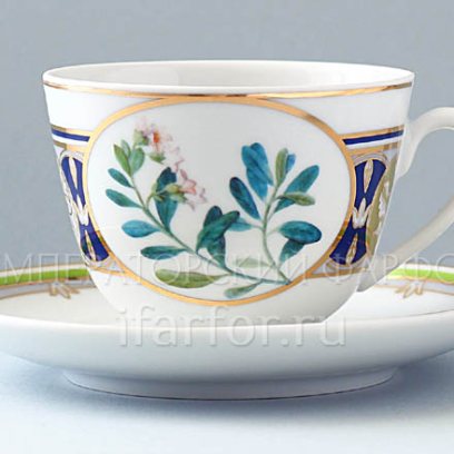 Чашка с блюдцем чайная «Весенняя» 1/2