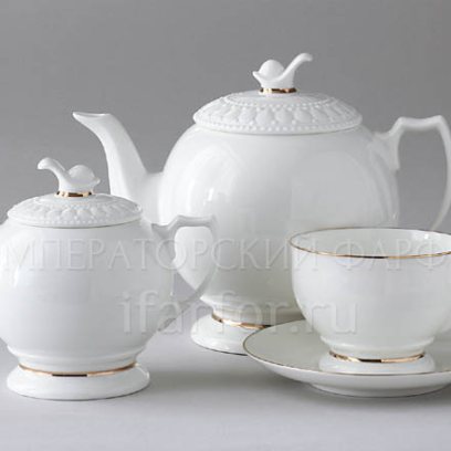 Сервиз чайный «Золотая лента» 6/14