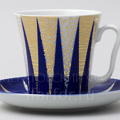 Бокал с блюдцем в подарочной коробке «Мориока»