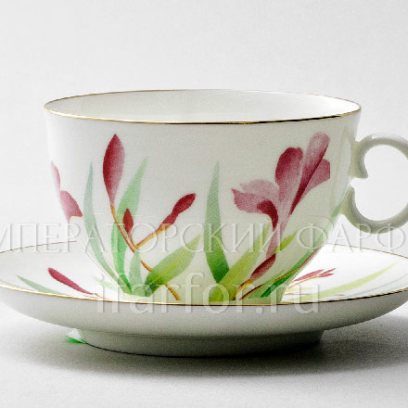 Чашка с блюдцем чайная «Акварель» 1/2