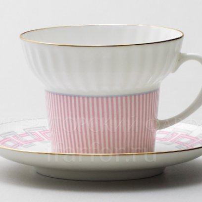 Чашка с блюдцем чайная «Геометрия 5» 1/2