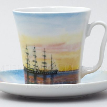 Бокал с блюдцем Барк 2 1/2 Ленинградский 2