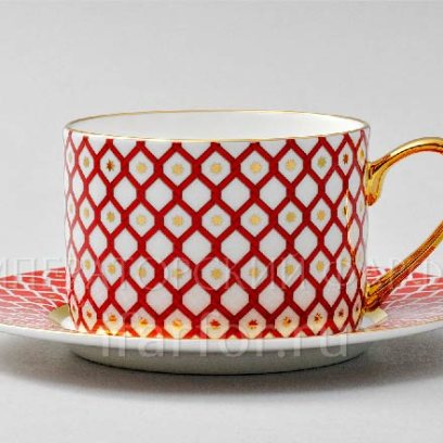 Чашка с блюдцем чайная «Скарлетт 1» 1/2