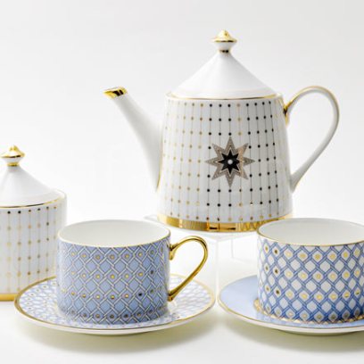 Сервиз чайный «Азур золотой» 4/10