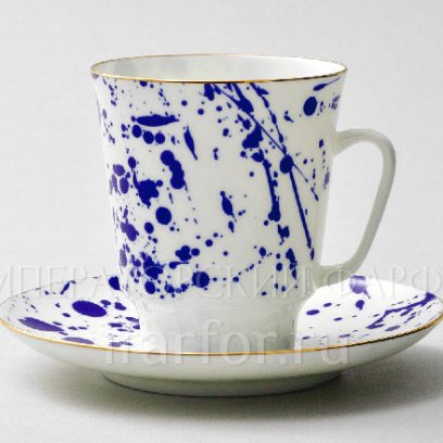 Чашка с блюдцем «Настроение. Splash» 1/2