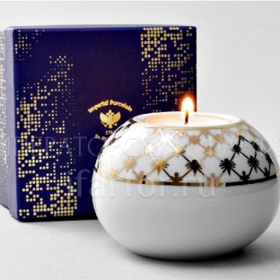 Подсвечник в подарочной коробке «Сетка-Джаз»