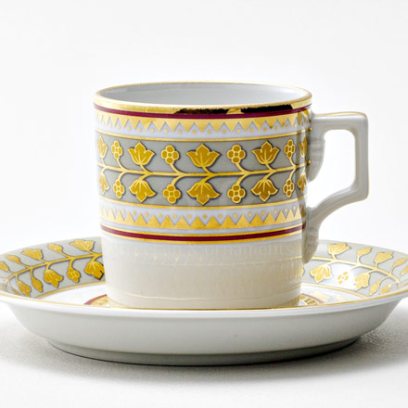 Чашка с блюдцем кофейная «Бельведер» 1/2