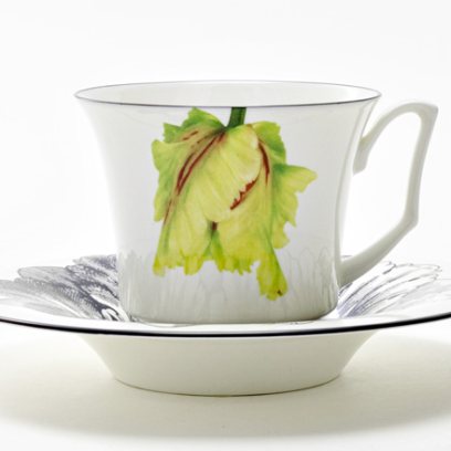 Чашка с блюдцем чайная в подарочной коробке «Волшебный сад II» 1/2