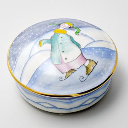 Туалетная коробочка «Зима. Мальчик»