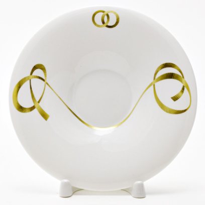 Блюдце чайное «Колечки»