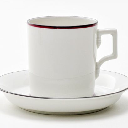 Чашка с блюдцем чайная «Художественная отводка 1» 1/2