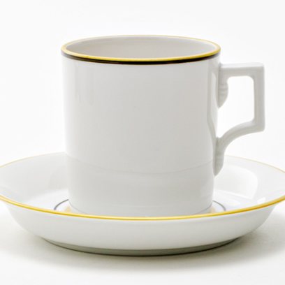 Чашка с блюдцем чайная «Художественная отводка 3» 1/2