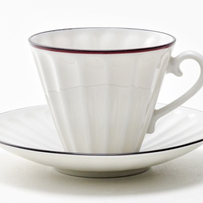 Чашка с блюдцем чайная «Художественная отводка 1» 1/2