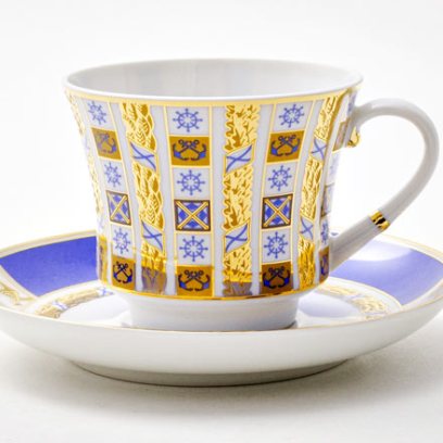 Чашка с блюдцем чайная «Кронштадт» 1/2