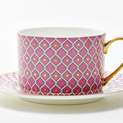 Чашка с блюдцем чайная «Астра 2» 1/2