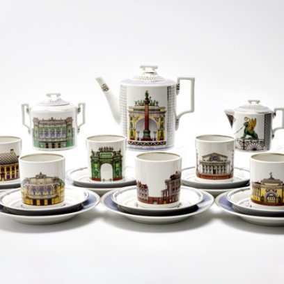 Сервиз чайный «Серебряный город» 6/21