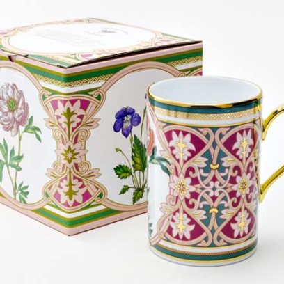 Бокал в подарочной коробке «Цветы и ягоды России. Дивный пион»