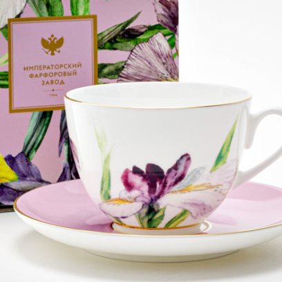 Чашка с блюдцем в подарочной коробке «Роузи» 1/2