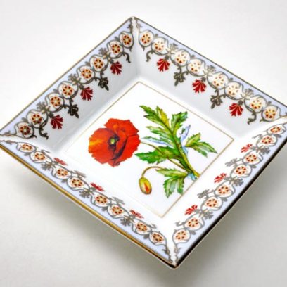 Подставка для мелочи в подарочной коробке «Цветы и ягоды России. Мак восточный»