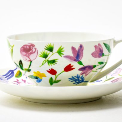 Чашка с блюдцем чайная «Primavera» 1/2