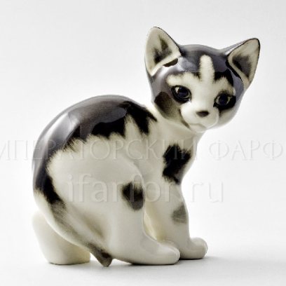 Скульптура Кошка Пятнистая