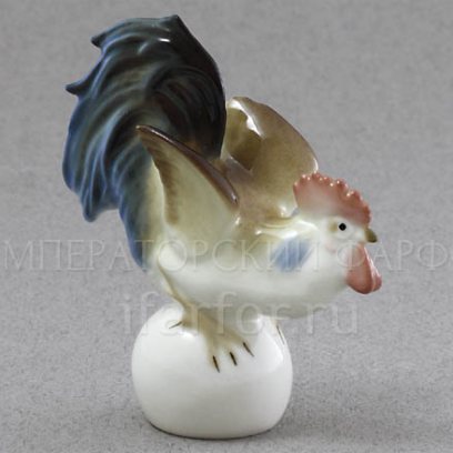 Скульптура Петух на шаре