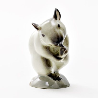 Скульптура Мышь умывающаяся Сиамская