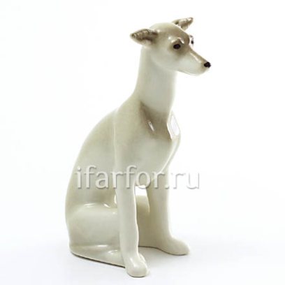 Скульптура «Левретка сидящая»