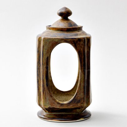 Подсвечник Фонарь рыжий Фонарь