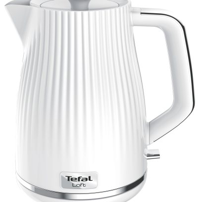 Чайник электрический Tefal Loft KO250130, 1,7 л, с фильтром от накипи, 2400 Вт, белый